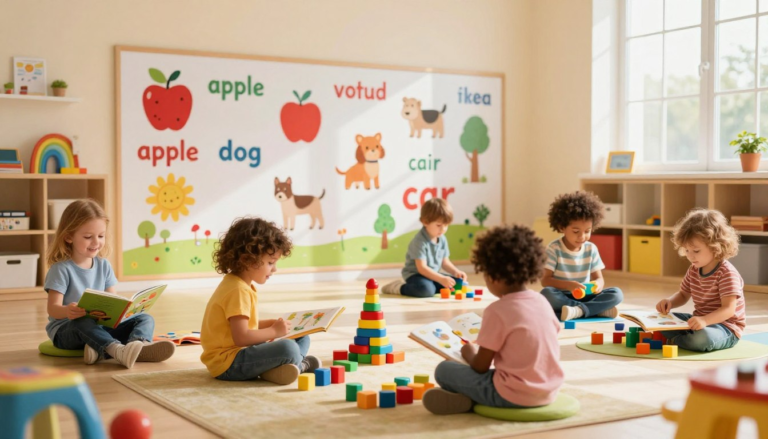 English words for 3 year olds