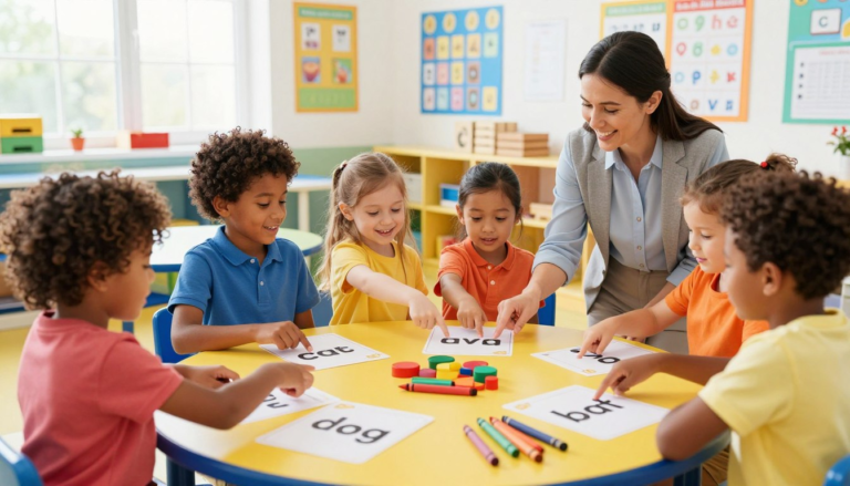 CVC words for kindergarten