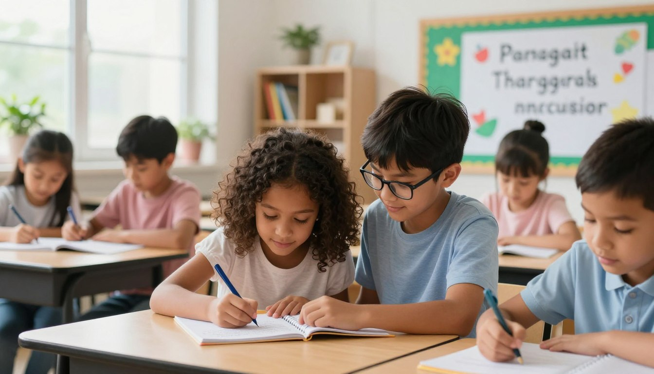 How to write a paragraph for kids