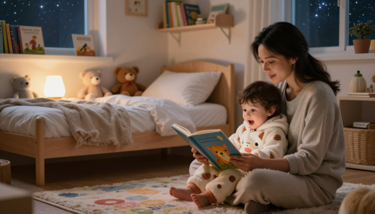 English bedtime routine for toddlers